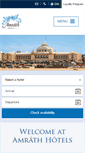Mobile Screenshot of amrathhotels.nl